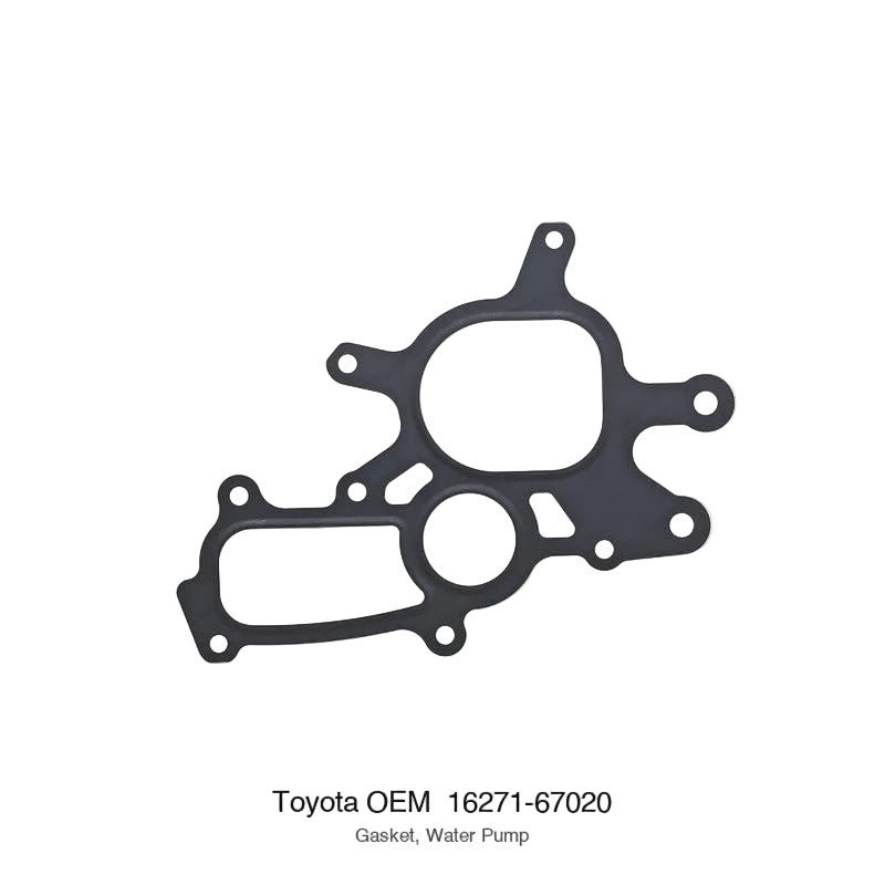 Land Cruiser & Prado Water Pump Gasket for KDJ120, KDJ150, KDN145, KDN150, KDN165 (1993–2015) — Part #16271-67020 — fits Genuine Toyota, AISIN, Graf, Blue Print