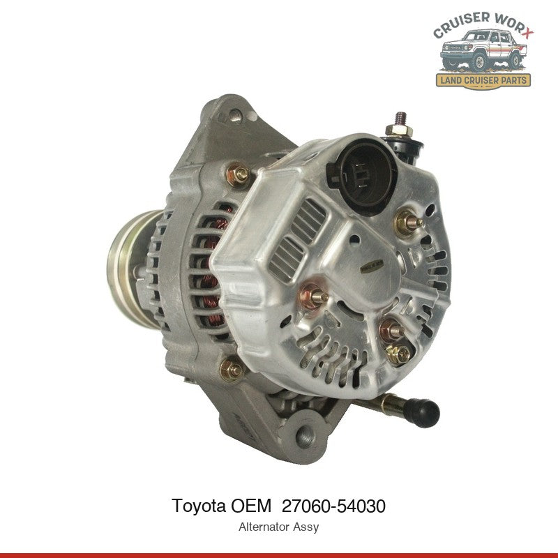 Toyota Land Cruiser LJ71, LJ78 Prado Alternator for Toyota — Part #27060-54030 — fits Denso, Bosch