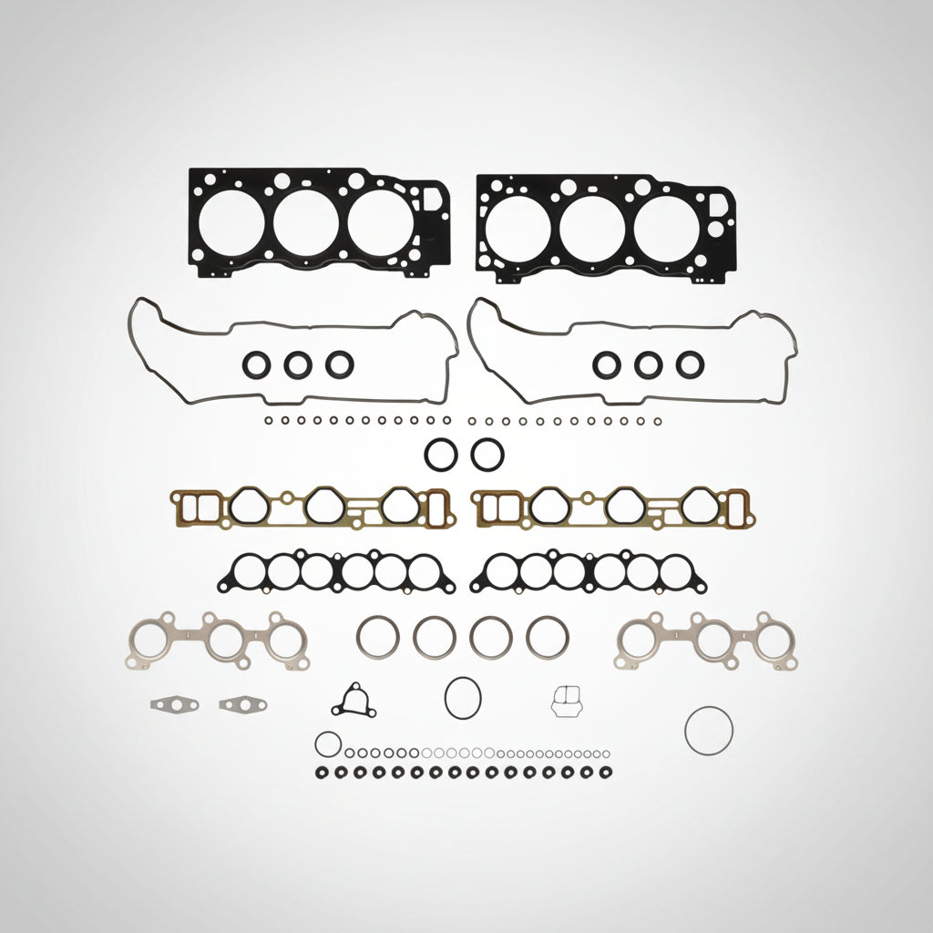 Land Cruiser Prado 90, Hilux, Tacoma Engine Overhaul Gasket Kit 5VZ-FE for Hilux Surf — Part #04111-62110 — fits Genuine Toyota, ARJ USA
