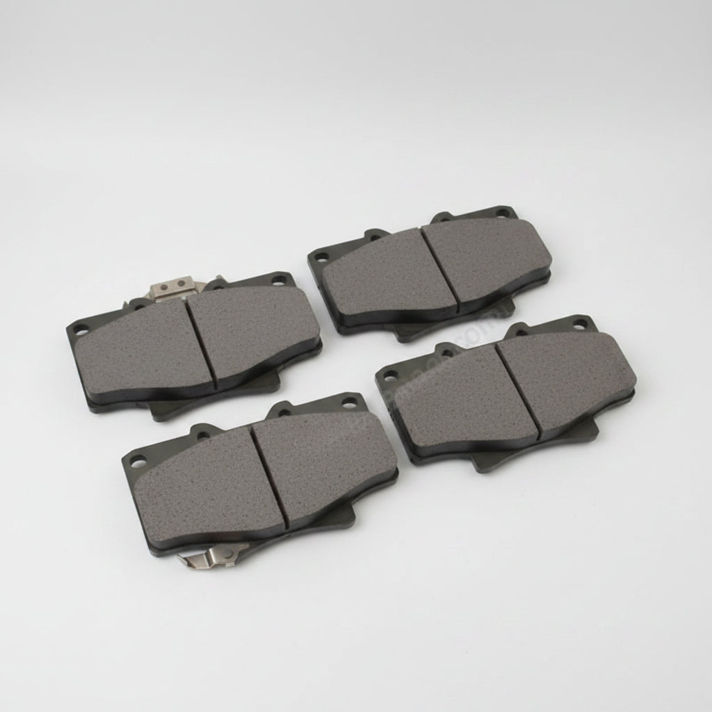 Front Disc Brake Pad Kit for Land Cruiser 70 & 80 Series, Hilux, 4Runner, T100 (1984–2004) — Part #04491-60090 — fits Genuine Toyota, TRW, Textar, Blue Print
