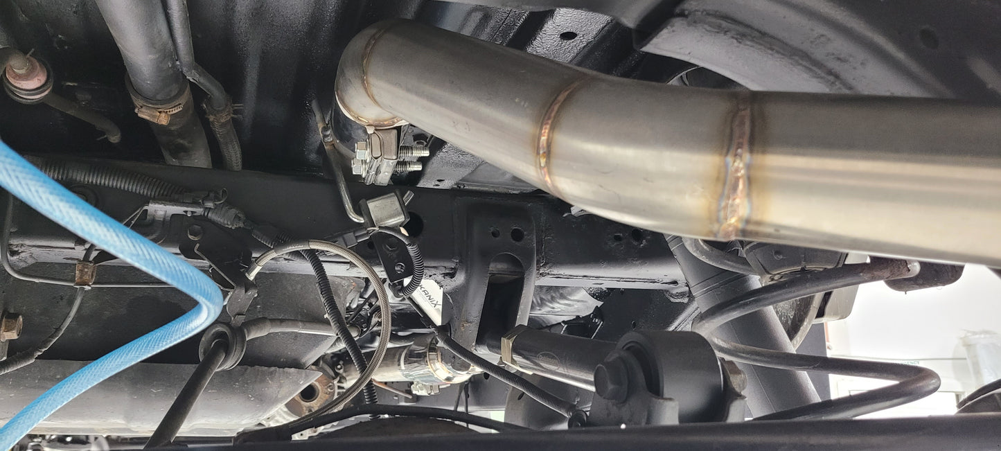 Toyota Land Cruiser VDJ79 3" Full Stainless Steel Turbo-Back Exhaust System — Custom built to suit!