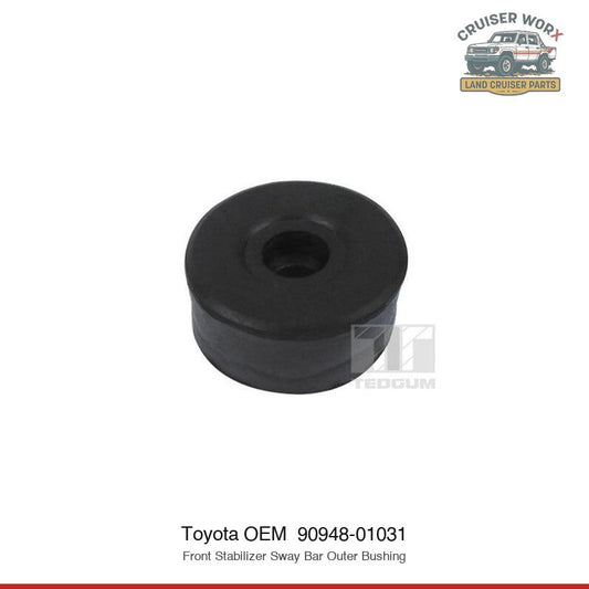 Land Cruiser Front Shock Absorber Bushing (Single) for (1980–2024) — Part #90948-01031 — fits Cruiser Worx