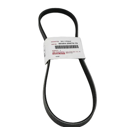 2RZFE 3RZF 3RZFE, 5VZFE A/C Compressor Belt No.1 for Prado 90, 4Runner, Tacoma, Hilux (1996–2002) — Part #99364-20870 — fits Genuine Toyota, Cruiser Worx