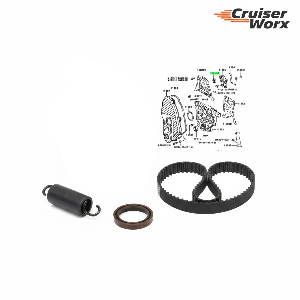 1HZ / 1HD-T Diesel Timing Belt Kit — 1HZ, 1HD-T, 1PZ — Land Cruiser 70/80/100 (HZJ, HDJ)