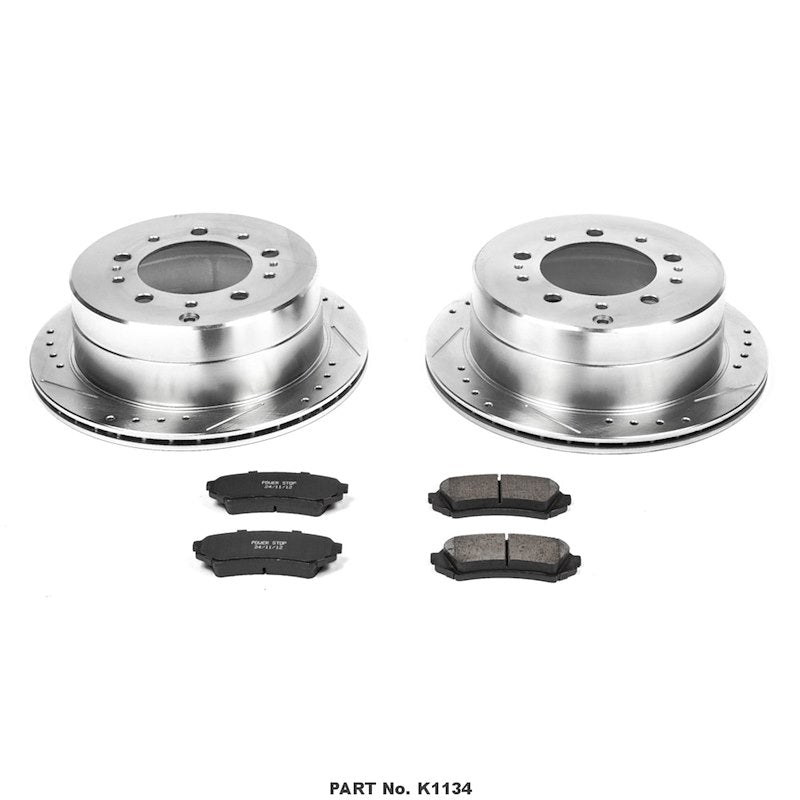 Power Stop K1134 1-Click Brake Kit - Rear