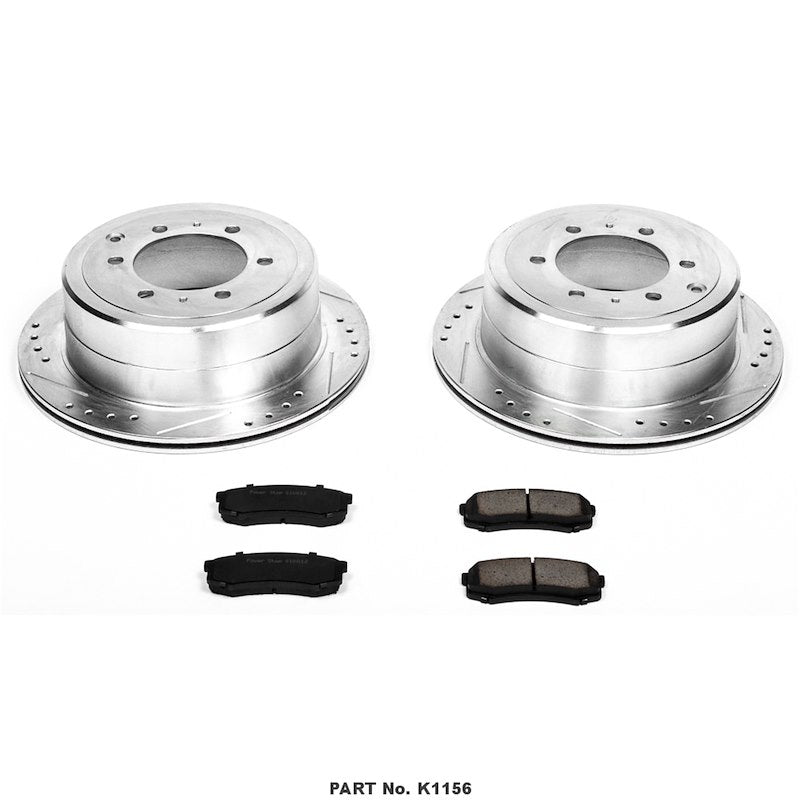 Power Stop K1156 1-Click Brake Kit - Rear