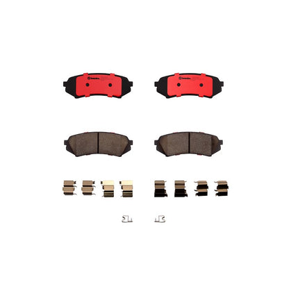 Brembo NAO Rear Brake Pads - Lexus LX470