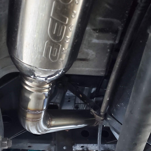 Toyota Land Cruiser Prado LJ78 FULL STAINLESS Steel 3" Exhaust — 2L-TE Turbo Back. MADE IN CANADA