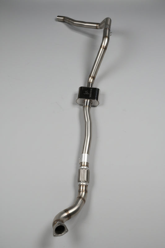 Toyota Land Cruiser HDJ81 3" Full Stainless Steel Turbo-Back Exhaust System — Made in Canada by Cruiser Worx