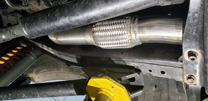 Toyota Land Cruiser HDJ81 3" Full Stainless Steel Turbo-Back Exhaust System — Made in Canada by Cruiser Worx