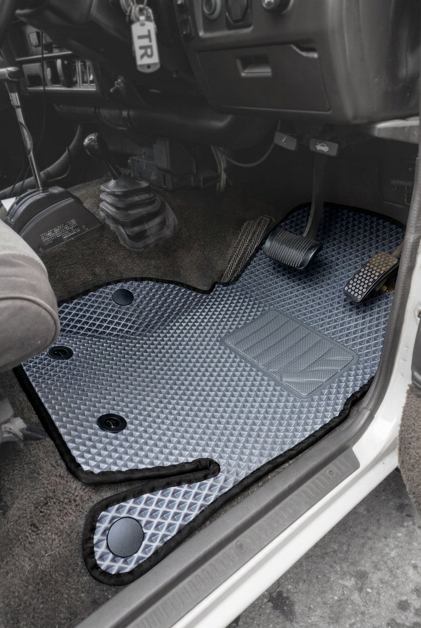 Custom fit floor mats