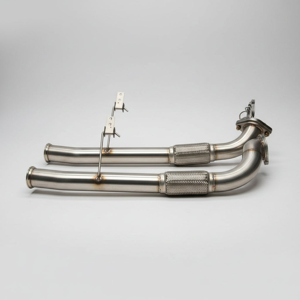 Toyota Land Cruiser Prado KZJ78 FULL STAINLESS Steel 3" Exhaust — 1KZ-T Turbo Back. MADE IN CANADA