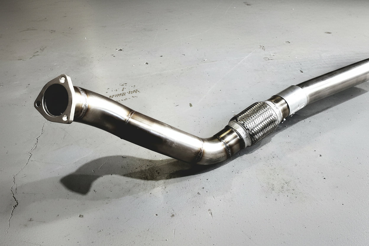 Toyota Land Cruiser VDJ79 3" Full Stainless Steel Turbo-Back Exhaust System — Made in Canada by Cruiser Worx