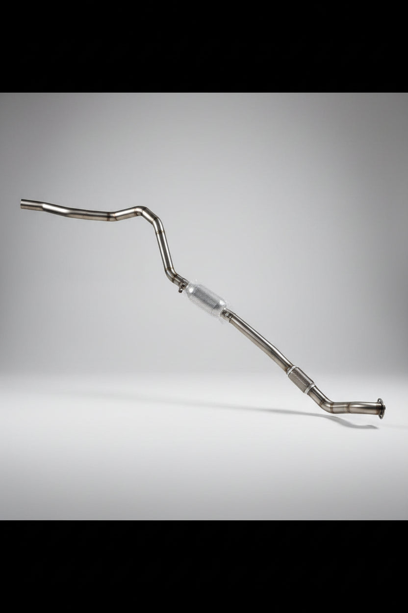 Toyota Land Cruiser HDJ81 3" Full Stainless Steel Turbo-Back Exhaust System — Made in Canada by Cruiser Worx