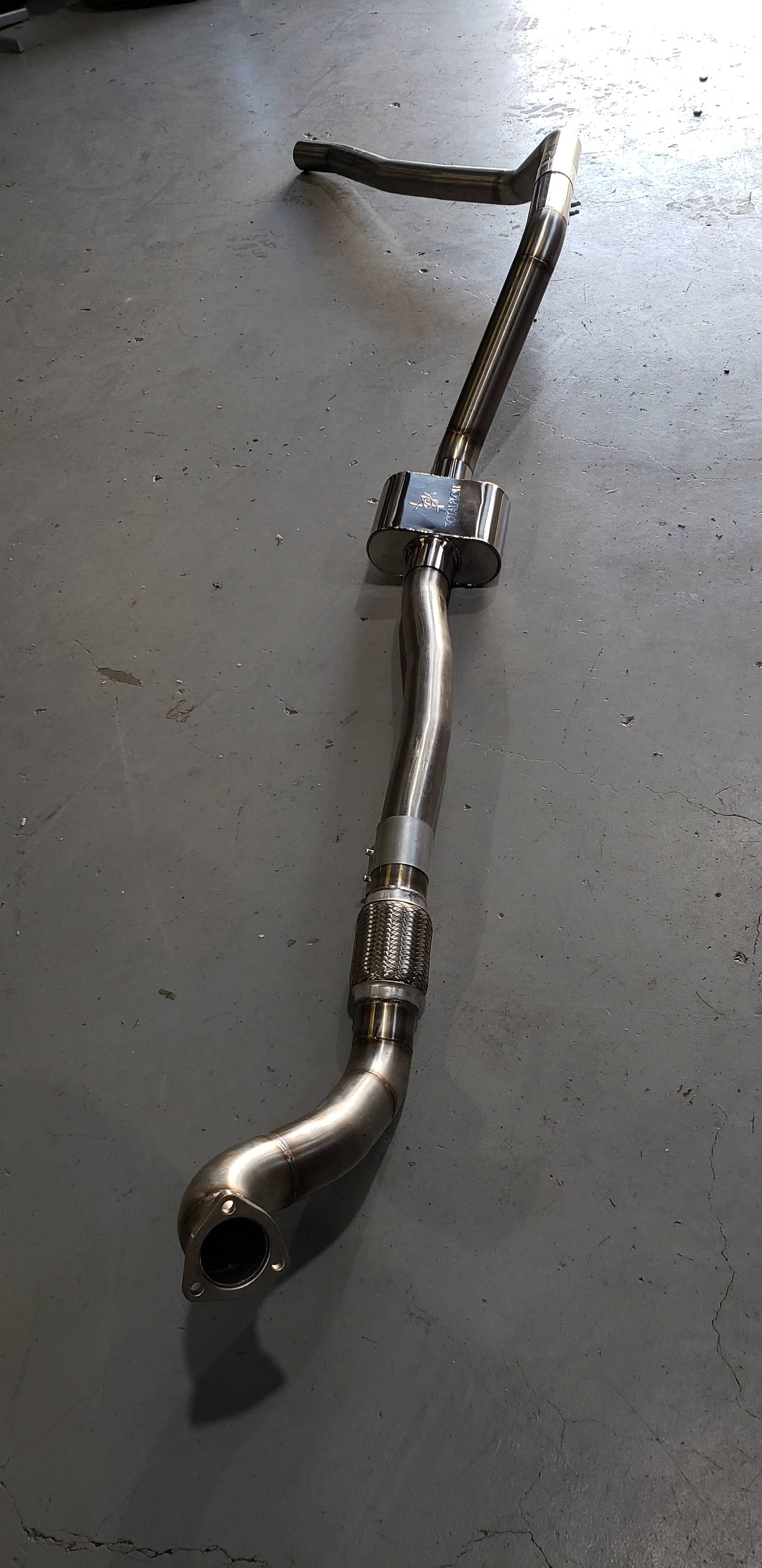 Toyota Land Cruiser VDJ79 3" Full Stainless Steel Turbo-Back Exhaust System — Custom Muffler choices available