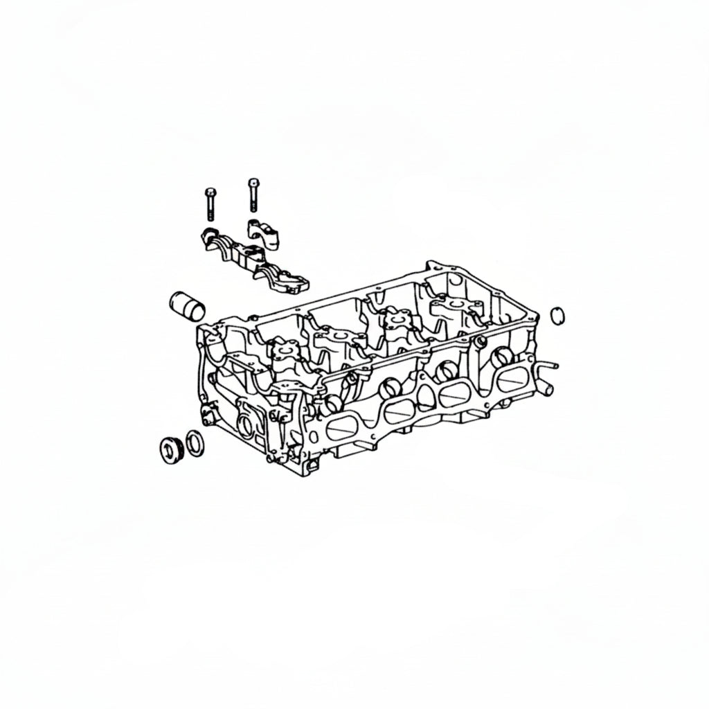 Toyota 1KD-FTV LOADED Cylinder Head — KDN145, KDN150, KDN165, KDN170 (2002–2015)