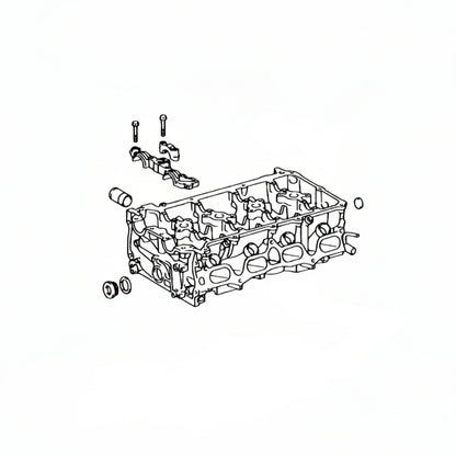 Toyota 1KD-FTV LOADED Cylinder Head — KDN145, KDN150, KDN165, KDN170 (2002–2015)