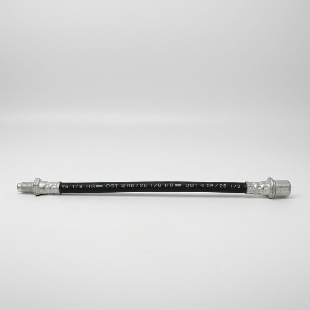 2L, 2LT, 2LTE, 3L, 11B, 13B, 14B Front Brake Flexible Hose for Land Cruiser 70, Dyna, Toyoace (1984–1996) — Part #96940-32306 (interchanges: 90947-02516, 96940-32305) — fits Genuine Toyota, Cruiser Worx